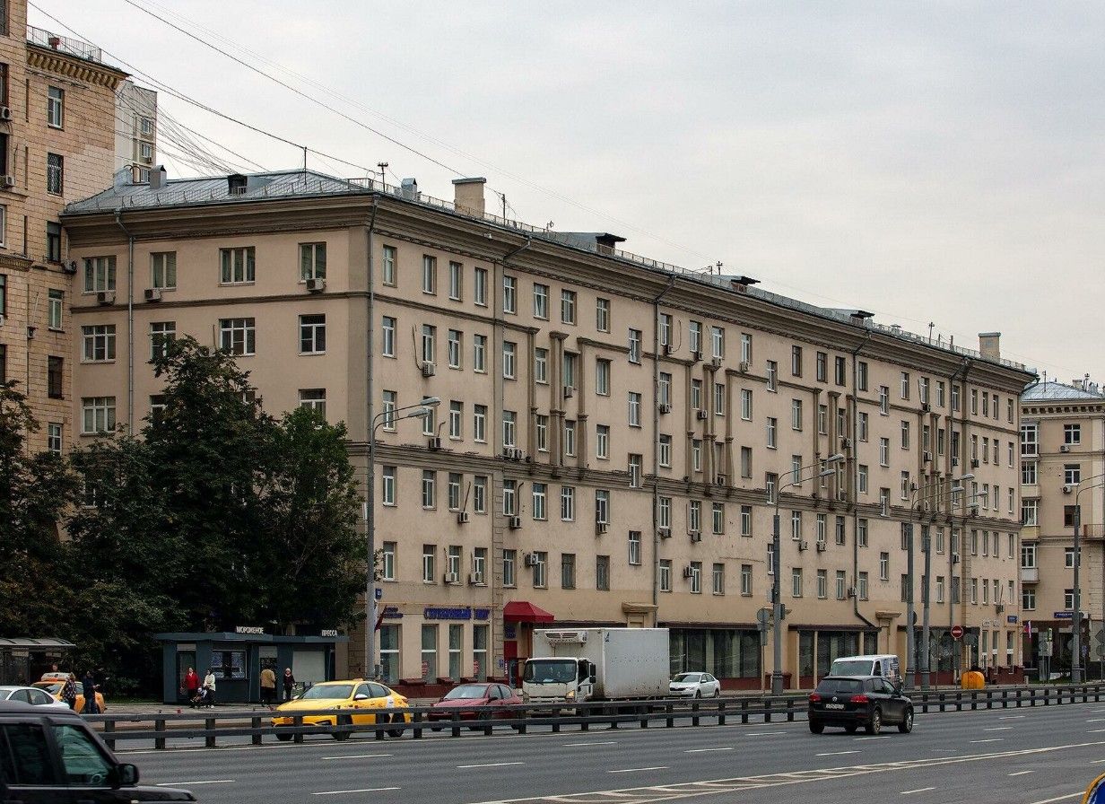 фасад дома, здание по адресу г Москва, Ленинградское шоссе, д 17/1